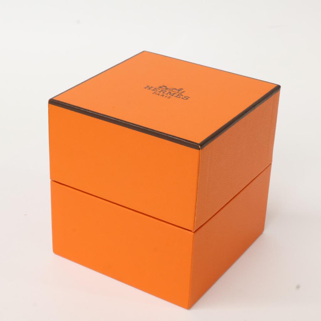 HERMES Excellent condition aluminum Collier de Sian Medor bracelet Bangle blackUsed