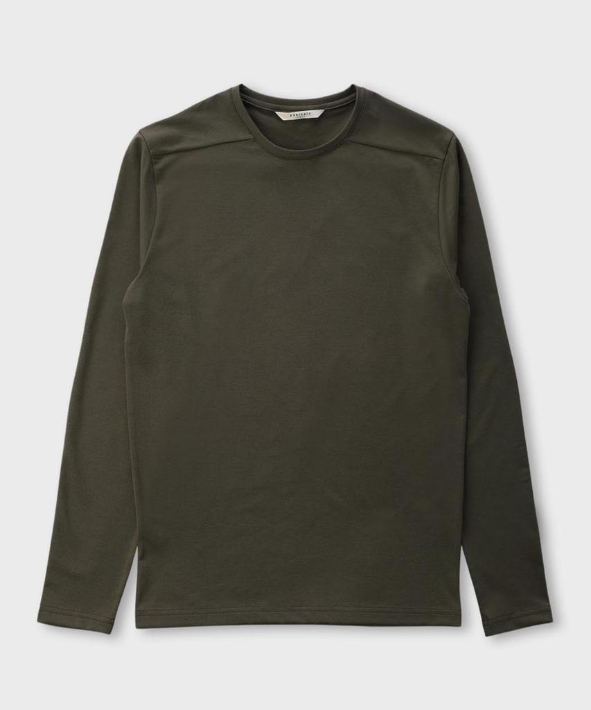 PANICALE Crew Neck Basic Long Sleeve T-Shirt 6 Colors