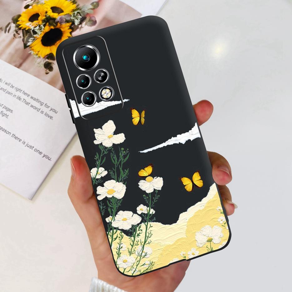 For Infinix Note 11 Pro Case X697 Cute Painted Back Cover Soft Silicone Phone Cases For Infinix Note 11 Note11 Pro Fundas Bumper