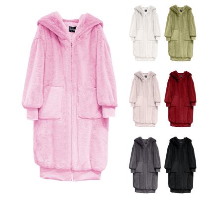 Μόδα Casual Γυναικείο Παλτό Ραπτικής Κουρής Προβάτων Γυναικείο Μάλλινο Παλτό Μεσαίου μήκους