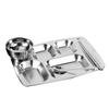 316 Stainless Steel Divided Meal Plate