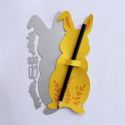 Animal Rabbits Shape Cutting Dies Scrapbooking Die Cut Templates Carbon Steel Cutting Dies for Scrapbooking Card Making