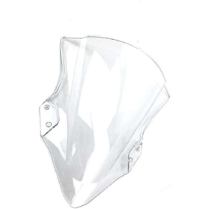 Windshield Windscreen Double Bubble for Ninja 400 EX400 250 2018 2019 2020 2021 2022 2023 (Black)