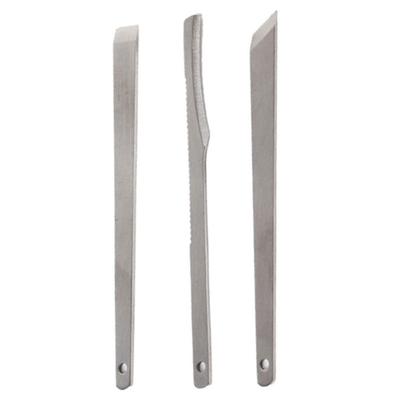 3pcs/Set Professional Pedicure Knife Peeling Handle Nail Stainless Steel Set Foot Care Tool Ingrown Cuticle Tool
