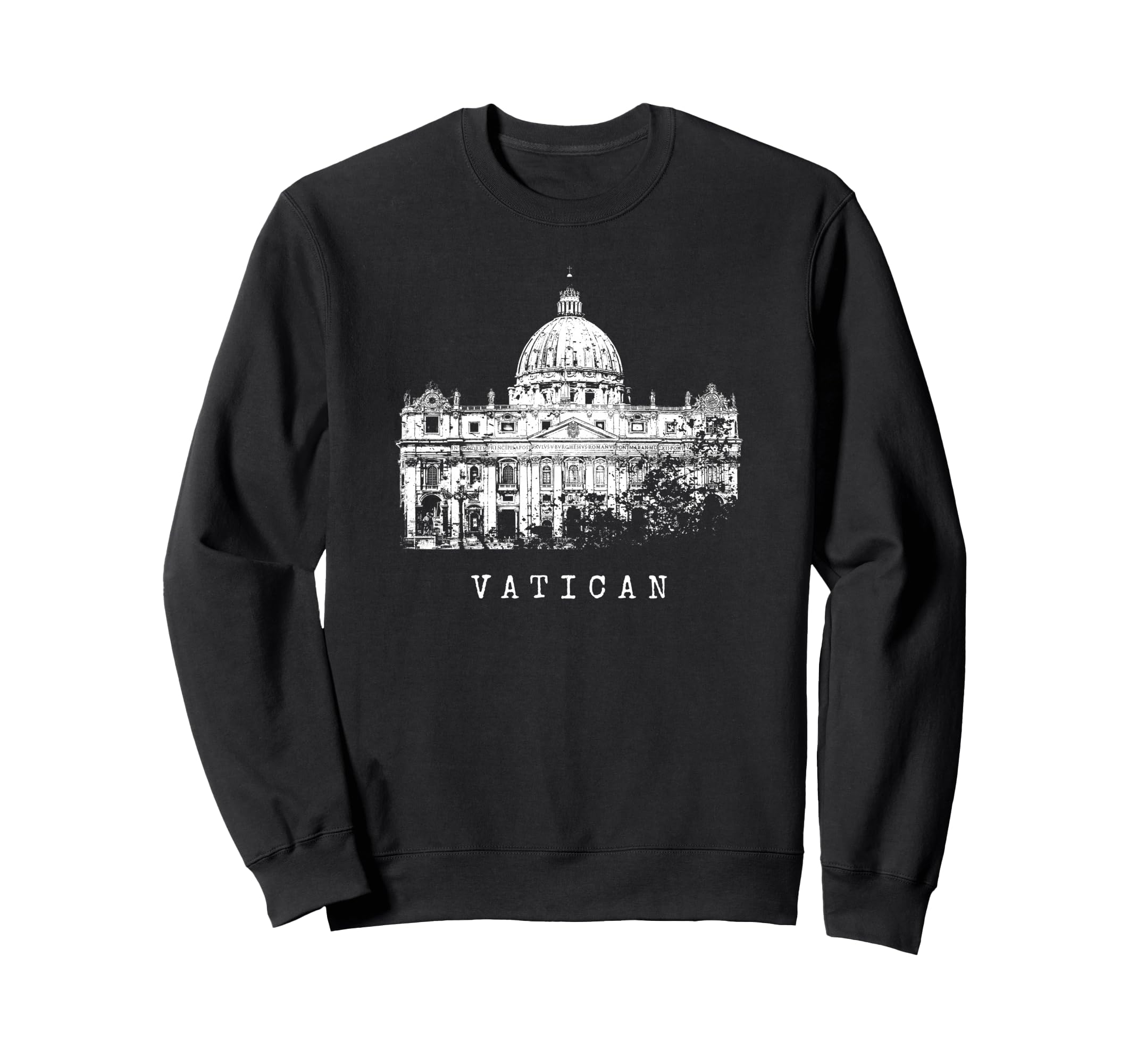 

Vatican Basilica Vintage Vatican City Fan Love Sweatshirt St. Peter s I Vatican чёрный