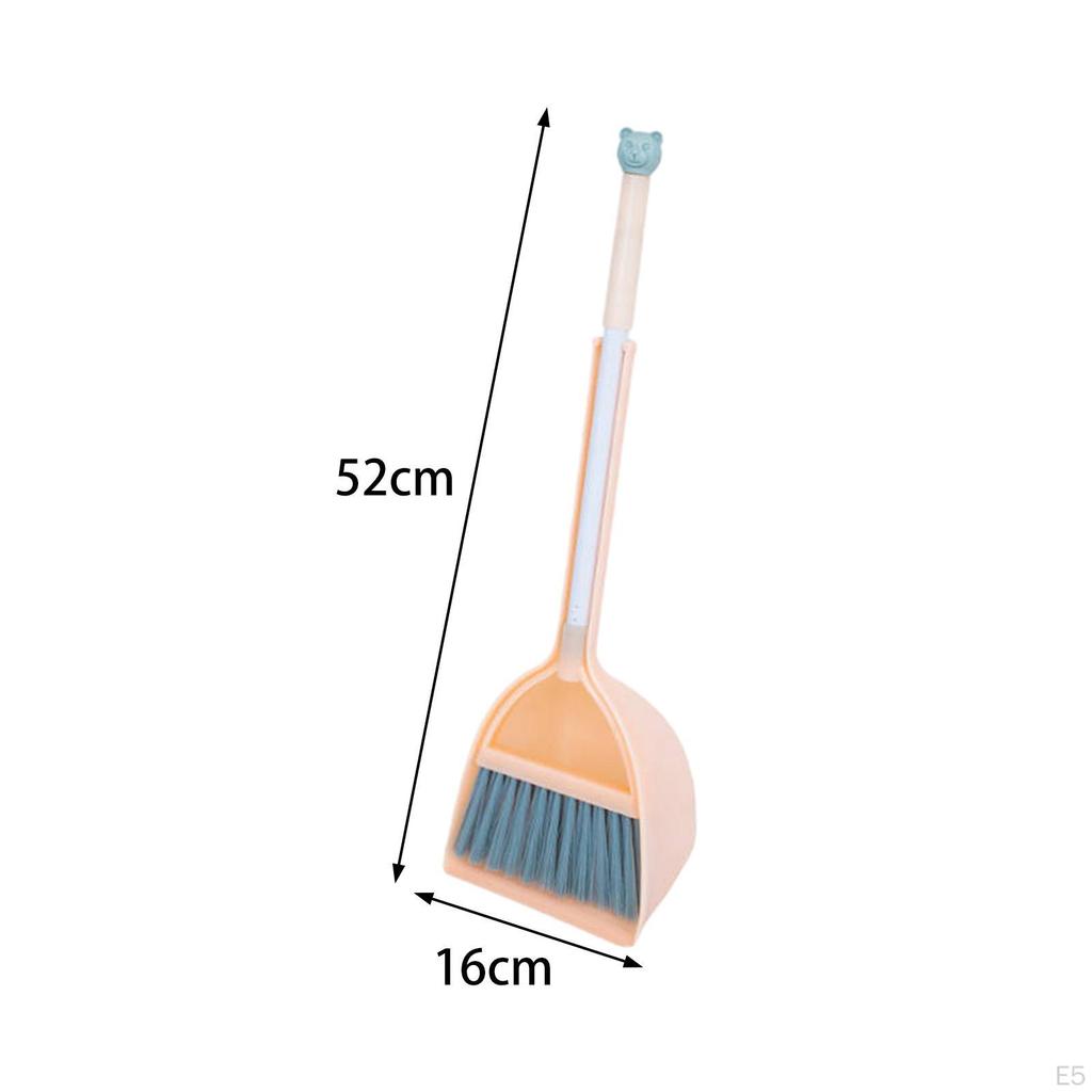 Children Cleaning Broom Dustpan Set Kids Valentines Day Gifts Toddlers Toys for Age 2~5