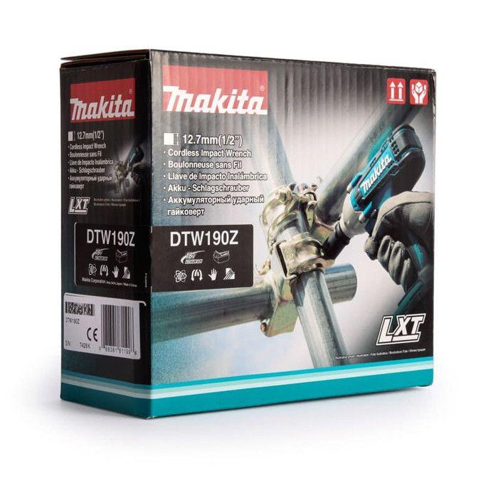 18V Schlagschrauber 1/2" 190 Nm (Einzelmaschine) - MAKITA DTW190Z