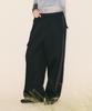 Yuupeu Side Tape Cargo Pants - Black
