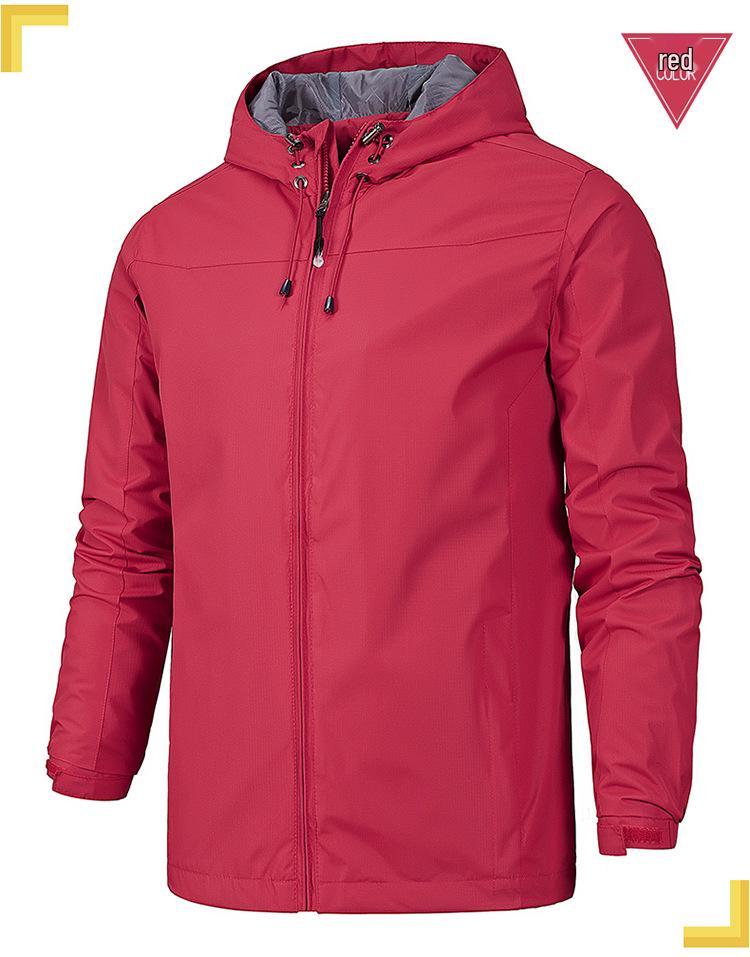 

Spring & Autumn Lightweight Windbreaker Jackets for Men & Women Couples - Single-Layer for Mountaineering Medium