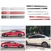 1 pereche de autocolante pentru benzi laterale pentru mașină, dungi de curse, autocolante grafice, accesorii pentru exterior pentru auto, autocolante pentru decorarea caroseriei