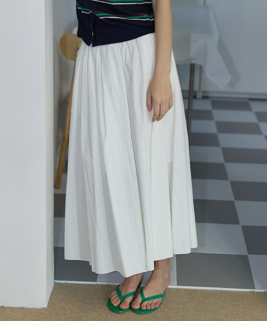 Opeundoeoseutyudio Cn Irregularity Skirt Ivory