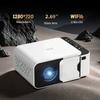 New T5 Mini HD 720P Resolution WiFi 6 Android 14 System H723 Chips Home Theater LED Smart Video Cinema Portable Projector