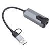 USB Type C to 2.5G Ethernet Adapter 2500Mbps RJ45 Gigabit Network Speed for Laptop USBC Devices