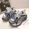 Sneakers da Papà Traspiranti in Rete per Bambini Primavera/Autunno 2026, Sportive Leggere per Ragazzi e Ragazze, Scarpe Casual Medie/Grandi.