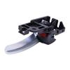 Clip-Mount Interior Door Handle Assembly 6920602380C0 for 2020-2024 Hiace with Silver Lever and Textured Black ABS Housing Frame