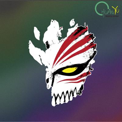 Hollow Car Sticker Death God Kurosaki Ichigo Void Spirit Pressure Mask Electric Car Motorcycle Painted Glass Sticker