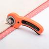 For DIY Leather Craft Orange Round Hob Fabric Leather Craft Wheel Cutter Rotary Cutter Tools with Blade and A4 Cutting Board