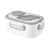 Double Layer Compartment Bento Lunch Box, 1200,