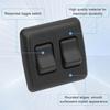 Double SPST On-Off Toggle Switch with Bezel, Technology Components 12V Light Switch for RV, Camper, Trailer