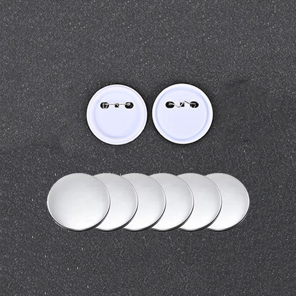 

100 шт. DIY Мистецькі Вироби Металеві Застібки для Брошок 25/58 мм Шпилька Диск Підкладка Деталі для Виготовлення Кнопок Брошки Прикраси 25mm-Style 1