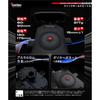 Kaedear Bike Phone Holder with QI Wireless Charging & USB Power, Waterproof, KDR-M14A (Black, Charging), 17mm Ball, 12V Input/QI & USB