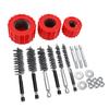 Copper Pipe Cleaner Set 1 2in 3 4in 1in with Hex Shank Stainless Steel Brushes Plumbing Tools for Removing Rust