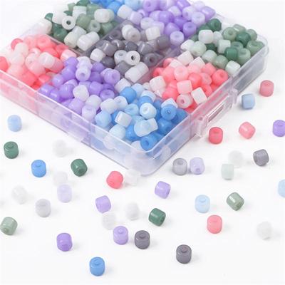 100 Adet Akrilik Boncuk Silindirik Tüp Boncuk DIY Kolye Bilezik Küpe Takı Yapımı için