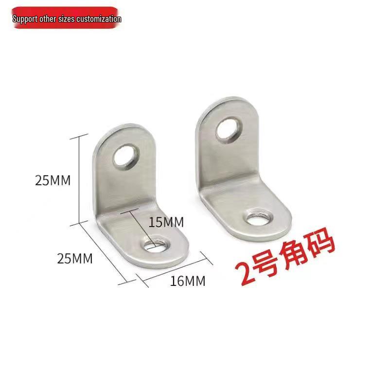 Thickened Stainless Steel 90° Triangular L-Shaped Support Bracket