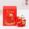 Rotating Goat Figurine Chinese Style Zodiac Goat Ornament Auspicious Sheep Ornament  Gift