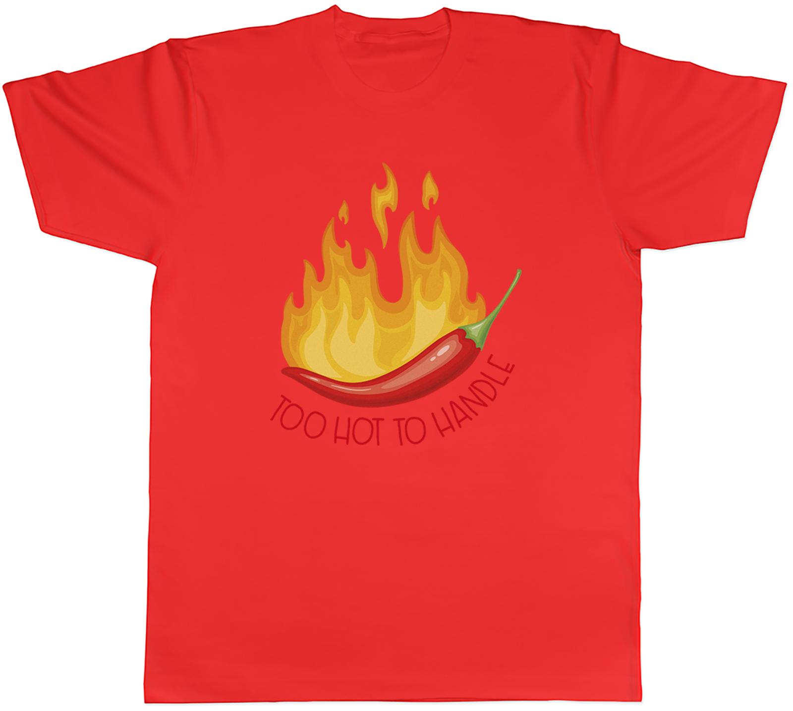 Red Hot Chili Unisexs TShirt Too Hot to Handle Tee Gift S