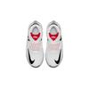 Nike Team Hustle D 8 JDI Fabric Slip Resistant Cushioning Abrasion Resistant Mid Top Basketball Shoes White Black Red AQ9977-100
