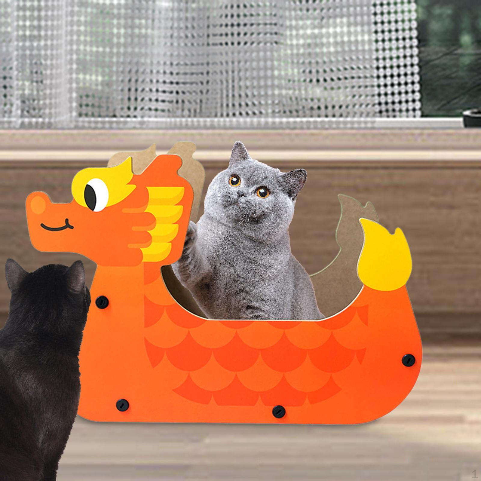 Cat Scratcher Cardboard Scratching Lounge Bed Couch for Grinding Claw