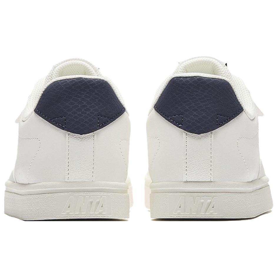 Anta Versatile Simple Comfortable Non-Slip Lightweight Low-Top Skate Shoes Women Sneaker White Blue 122518015R-2