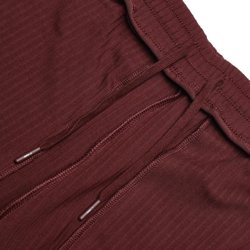 New FILA Knitted Sweatpants Women's Burgundy Wine F11W439607-FWI