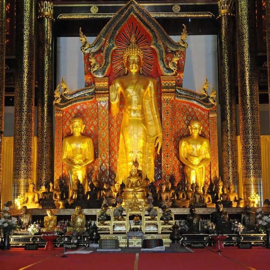 Phra Somdej Buddha Thai Amulett Halsband Hänge Retro Vintage Skyddande Charm Talisman Kraftfull Rikedom Framgång Hälsa Lycka Smycken Thailand Reproduktion