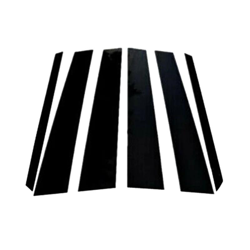 

6 шт., наклейки на стойки автомобиля, накладка на окно, колонка BC, внешние детали для Ford Explorer 2011-2019, без выреза для клавиатуры