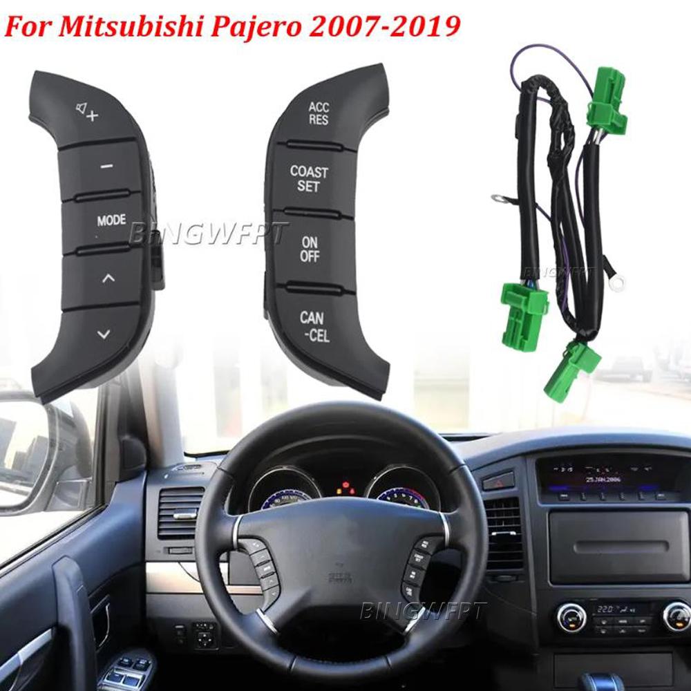 Car Accessories High Quality Steering Wheel Switch Audio Radio Control 84250-PJL For Mitsubishi Pajero 2007-2019 Audio Buttons
