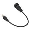 USB3.0 Water Proof Connector 0.3meter Length Snap On Type Straight Plug USB Male Panel Mount Connect