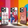 Watanare Anime Phone Case For iPhone 17,16,15,14,13,12,11 Plus,Pro Max,XS,Colored Silver Phone Case