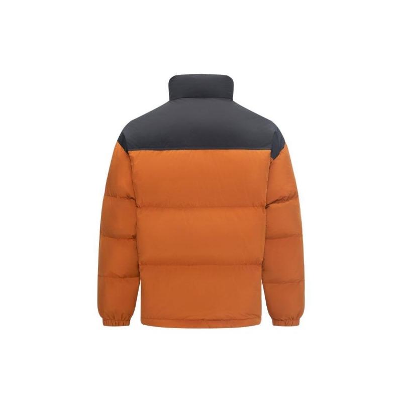 Reebok Color Block Ritssluiting Opstaande Kraag Lange Mouwen Donsjas Uniseks Bovenkleding Karamel 23FRC287UGBH