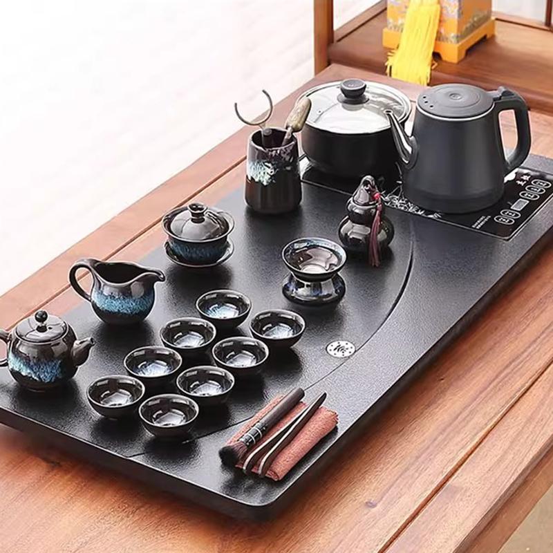 Decorative Stone Tea Tray Table Ceremony Valet Plate Tea Tray Office Pot Chinese Living Room Tableware Bandejas Home Products