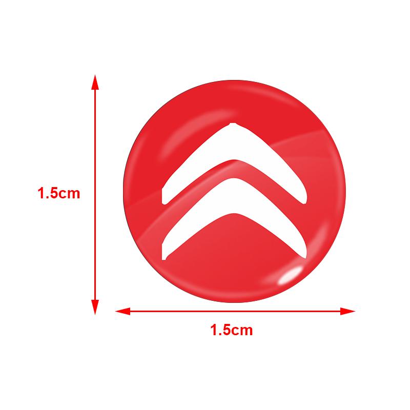 2/4/6PCS Car Door Keyhole Sticker Lock Protection Dustproof For Citroen C1 C2 C3 C4 C5 C6 C8 C4L DS3 DS4 DS5LS DS6 Accessories akr256