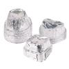 100Pcs Heart/Round/Square Baking Pans Aluminum Tin Foil Cupcake Mold Baking Cup Tray Catering