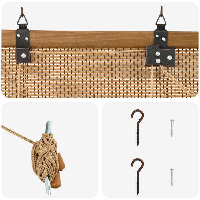 Store enrouleur - MAISON EXCLUSIVE - Store enrouleur - Marron - Bambou - 40 x 160 cm