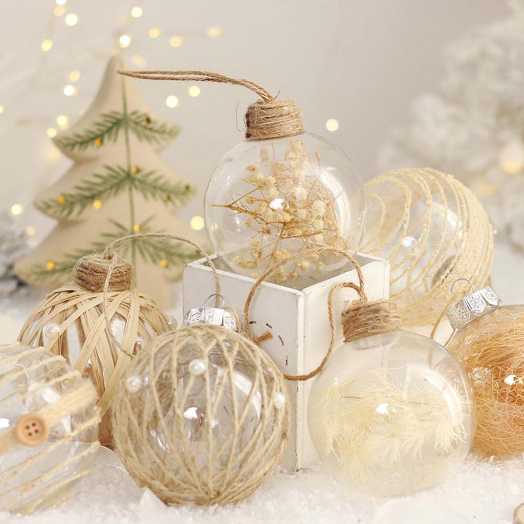 Christmas Ball Ornaments Set with Top Tier Surface Finishing Processes Decoration Suitable for Weddings Engagements