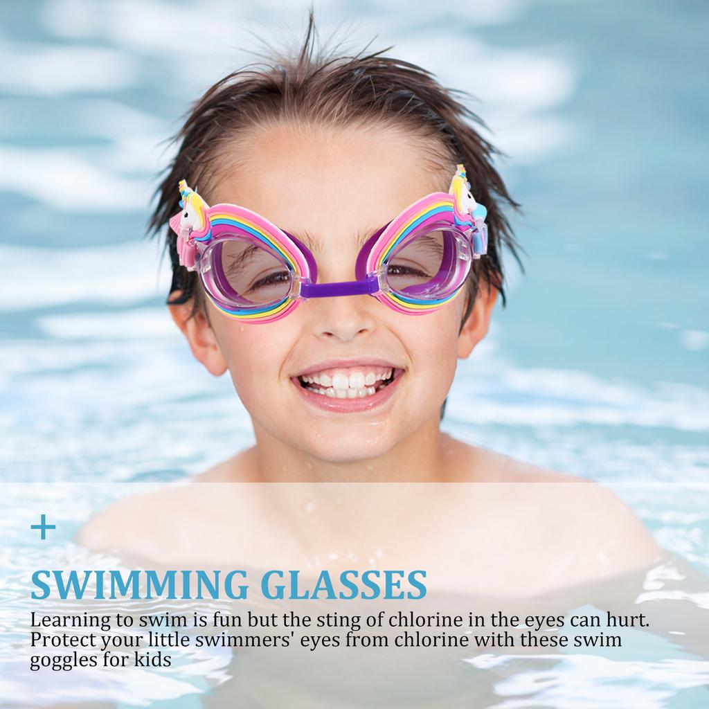 1 Stück Hübsche Kinder Schwimmbrille Beschlag- und UV-Schutz Schwimmbrille (Bunt) Schwimmbrille Schwimmbrille
