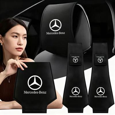 D8Car Styling Headrest Cover Anti-dirty Seat Pillow Pad For Mercedes Benz W203 W204 W205 W210 W211 W212 W221 W222 Car Accessories