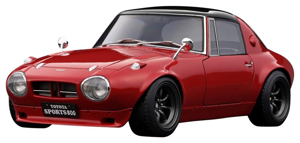 ignition model Toyota Sports 800 NOB Hachi Ver Red finished product TK.Company 1/18