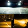 2PCS Car Fog Light 9-36V H3 LED with Lens Fog Running Light Bulb Super Bright LED Auto Lamp H3 Led Yellow No Adapter Required