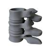 Porte-stylo Colonne Vertébrale Imprimé en 3D, Organisateur de Bureau Style Sombre, Support de Rangement pour Stylos Design Vertèbres Anatomiques pour Accessoires de Bureau Gothiques
